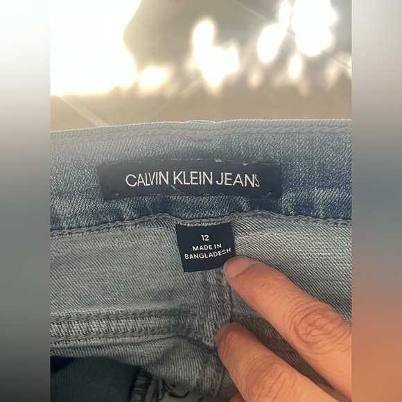 Calvin Klein Jeans High Rise Blue Denim - Picture 6 of 8